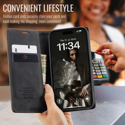 For iPhone 17 CaseMe 013 Multifunctional Horizontal Flip Leather Phone Case(Black) by CaseMe