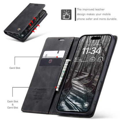 For iPhone 17 Pro CaseMe 013 Multifunctional Horizontal Flip Leather Phone Case(Black) by CaseMe