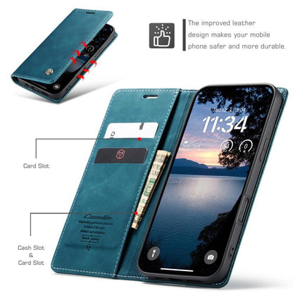 For iPhone 17 Pro Max CaseMe 013 Multifunctional Horizontal Flip Leather Phone Case(Blue) by CaseMe