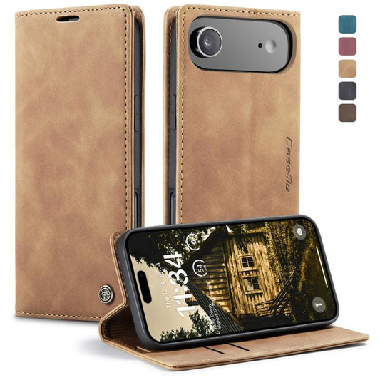 For iPhone Air CaseMe 013 Multifunctional Horizontal Flip Leather Phone Case(Brown) by CaseMe