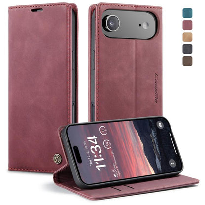 For iPhone Air CaseMe 013 Multifunctional Horizontal Flip Leather Phone Case(Red) by CaseMe