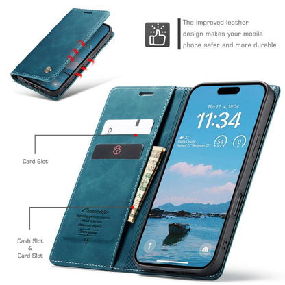 For iPhone Air CaseMe 013 Multifunctional Horizontal Flip Leather Phone Case(Blue) by CaseMe