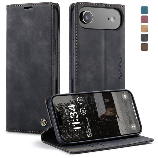 For iPhone Air CaseMe 013 Multifunctional Horizontal Flip Leather Phone Case(Black) by CaseMe
