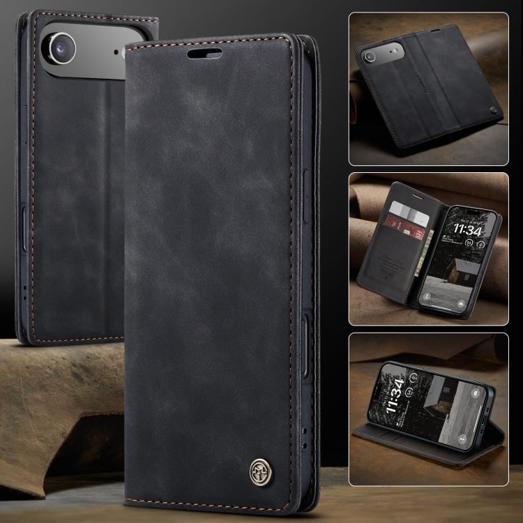 For iPhone Air CaseMe 013 Multifunctional Horizontal Flip Leather Phone Case(Black) by CaseMe