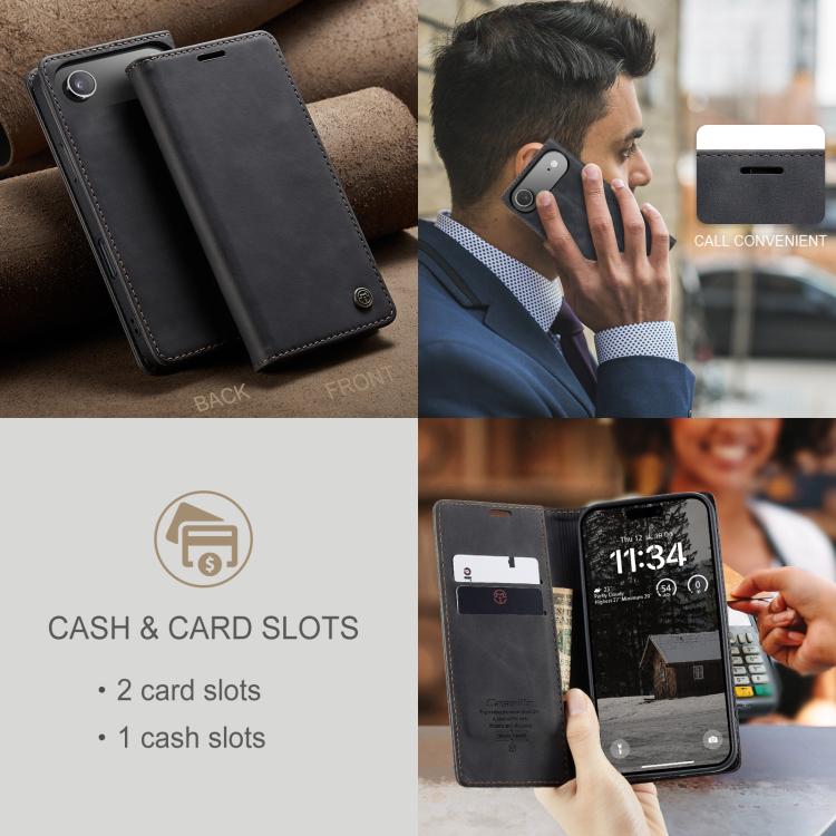 For iPhone Air CaseMe 013 Multifunctional Horizontal Flip Leather Phone Case(Black) by CaseMe