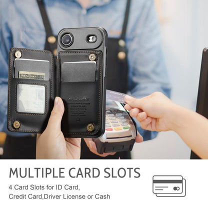 For iPhone Air CaseMe C22 Card Slots Holder RFID Anti-theft Phone Case(Black) by CaseMe