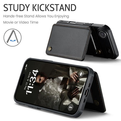 For iPhone Air CaseMe C22 Card Slots Holder RFID Anti-theft Phone Case(Black) by CaseMe