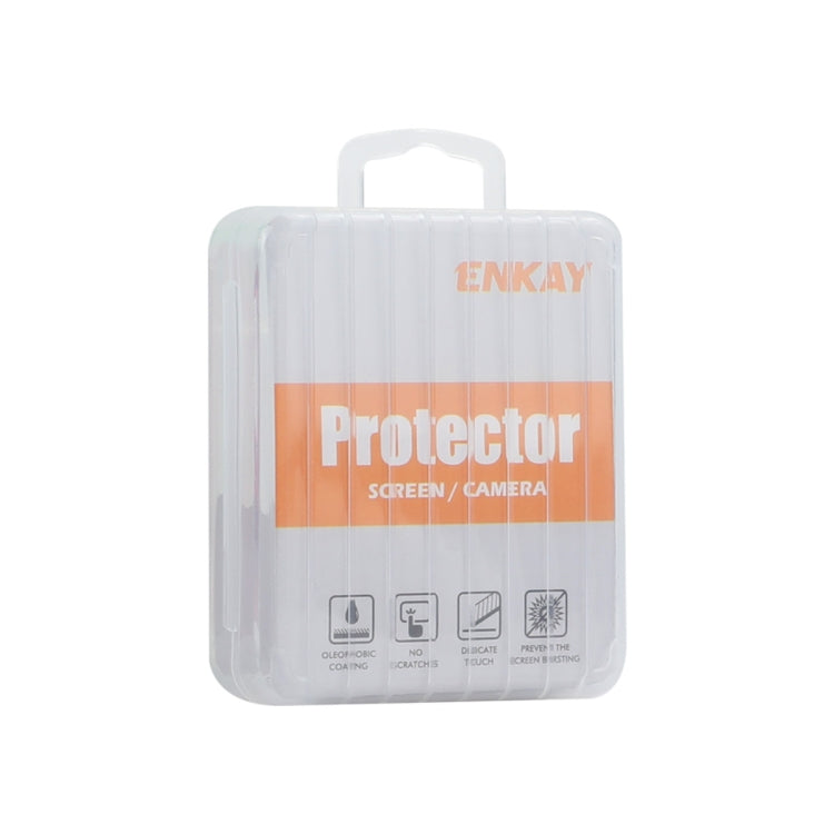 For iPhone 16 Pro / 16 Pro Max ENKAY AR Anti-reflection Individual Diamond Ring Camera Lens Glass Full Film(Golden) by ENKAY