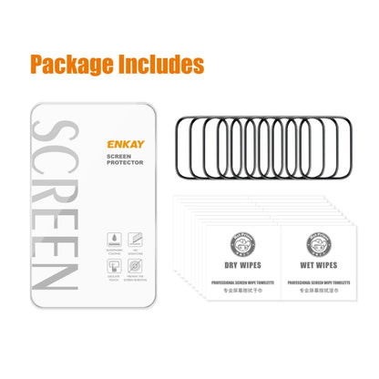 For Apple Watch Series 11 / 10 46mm 10pcs ENKAY 3D Full Coverage Soft PC Edge PMMA HD Screen Film by ENKAY