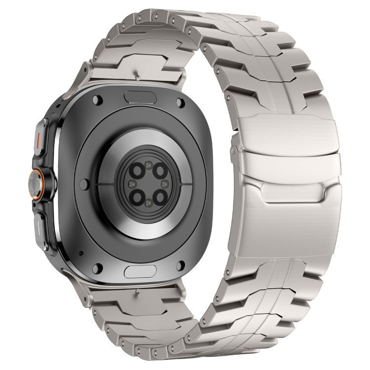 For Samsung Galaxy Watch Ultra 47mm Titanium Alloy Metal Watch Band(Titanium Color) by bashfashion