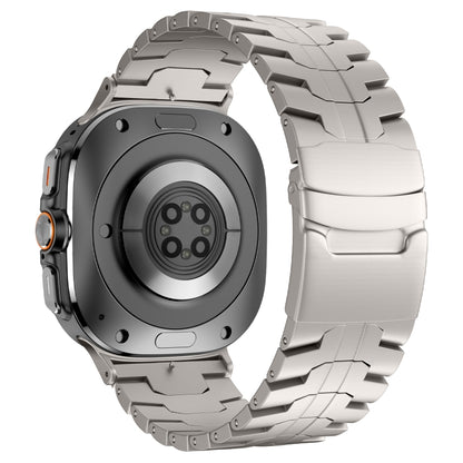 For Samsung Galaxy Watch Ultra 47mm Titanium Alloy Metal Watch Band(Titanium Color) by bashfashion