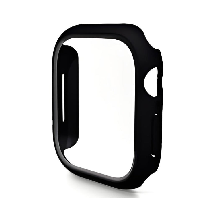 For Apple Watch Series 11 / 10 46mm ENKAY Hat-Prince PC Tempered Glass Film Integrated Watch Case(Black) by ENKAY