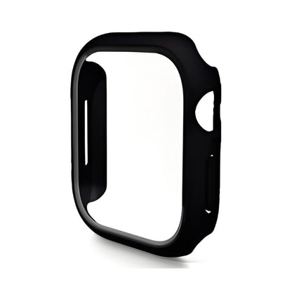 For Apple Watch Series 11 / 10 46mm ENKAY Hat-Prince PC Tempered Glass Film Integrated Watch Case(Black) by ENKAY