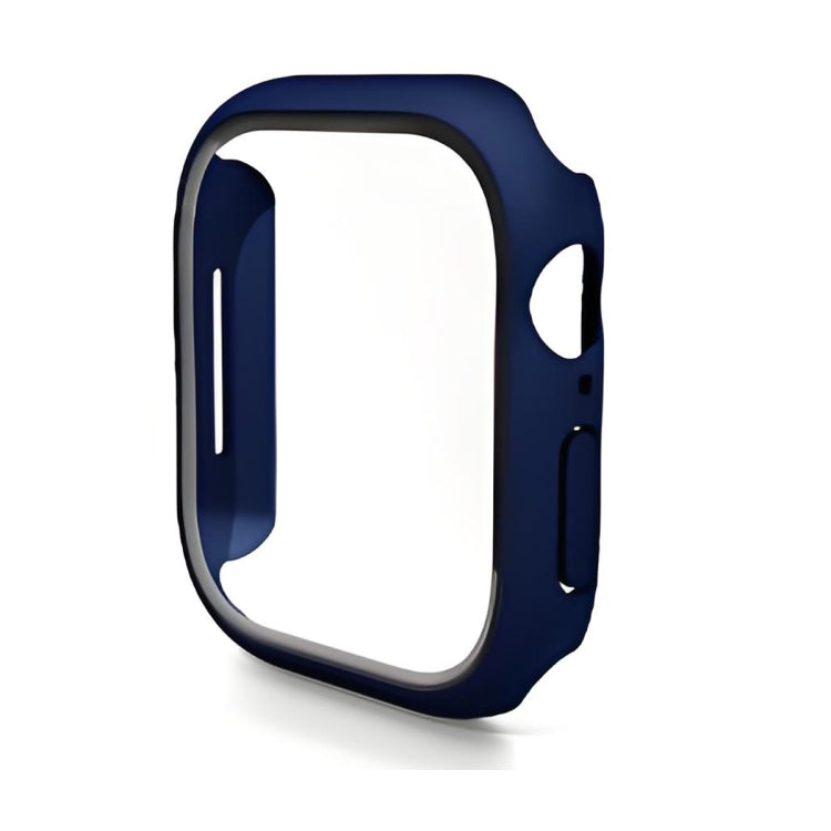 For Apple Watch Series 11 / 10 46mm ENKAY Hat-Prince PC Tempered Glass Film Integrated Watch Case(Midnight Blue) by ENKAY