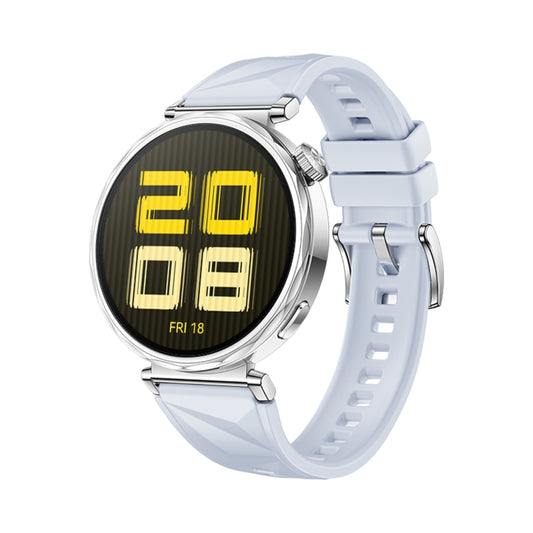 For Huawei Watch GT 5 41mm Solid Figure Homochromy Silicone Watch Band(Official Blue) by bashfashion