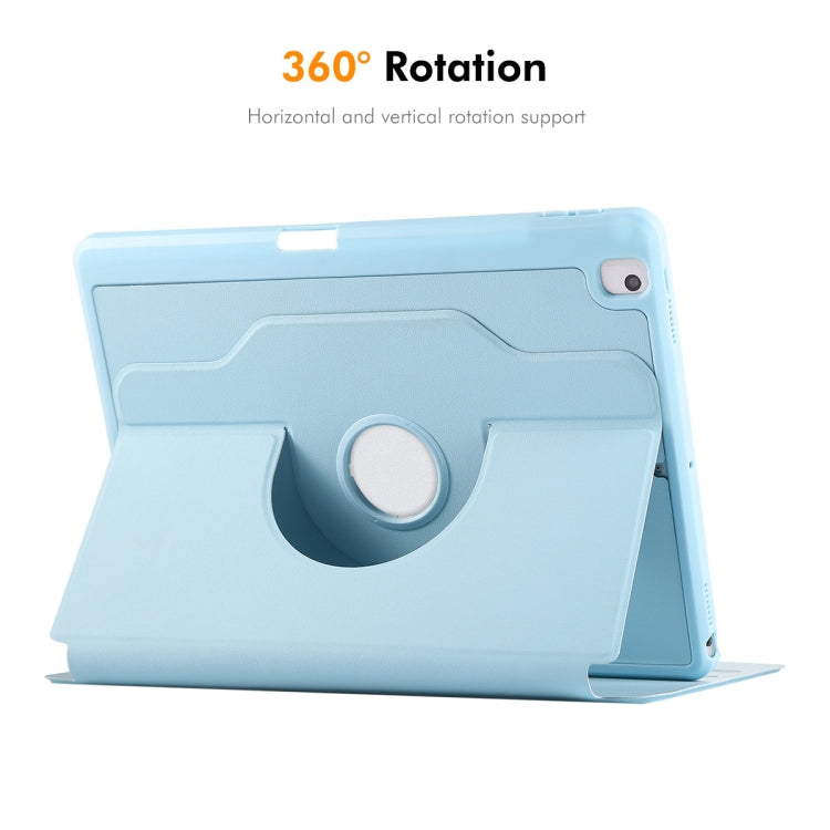 For iPad Air 10.5 / Pro 10.5 / 10.2 ENKAY 360 Rotation TPU Leather Smart Tablet Case with Pen Slot(Grey) by ENKAY