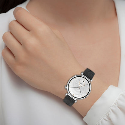 For Huawei Watch GT 5 Pro 46mm Line Texture Quick Release Silicone Watch Band(Dark Green) by bashfashion