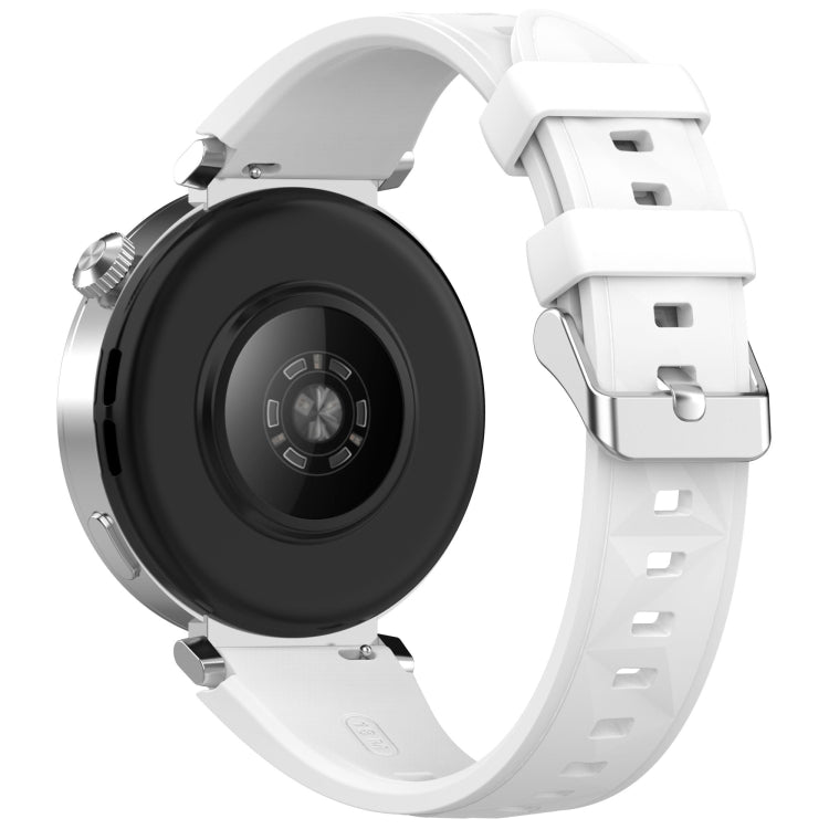 For Huawei Watch GT 5 41mm Quick Release Silicone Watch Band(White) by bashfashion
