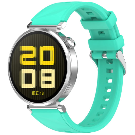 For Huawei Watch GT 5 41mm Quick Release Silicone Watch Band(Teal Green) by bashfashion