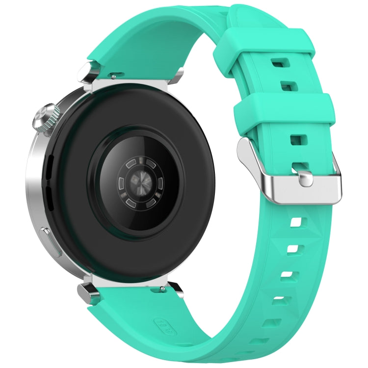 For Huawei Watch GT 5 41mm Quick Release Silicone Watch Band(Teal Green) by bashfashion