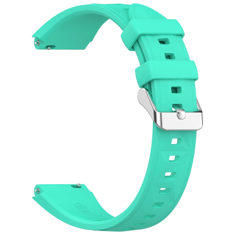 For Huawei Watch GT 5 41mm Quick Release Silicone Watch Band(Teal Green) by bashfashion