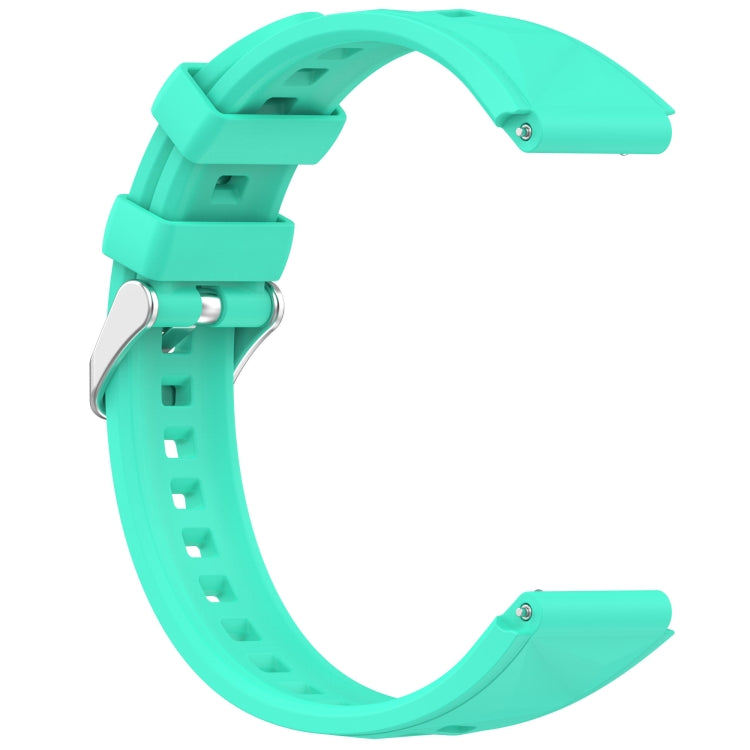 For Huawei Watch GT 5 41mm Quick Release Silicone Watch Band(Teal Green) by bashfashion