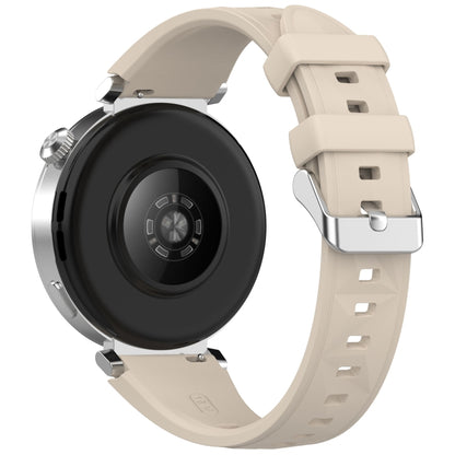 For Huawei Watch GT 5 41mm Quick Release Silicone Watch Band(Ivory White) by bashfashion