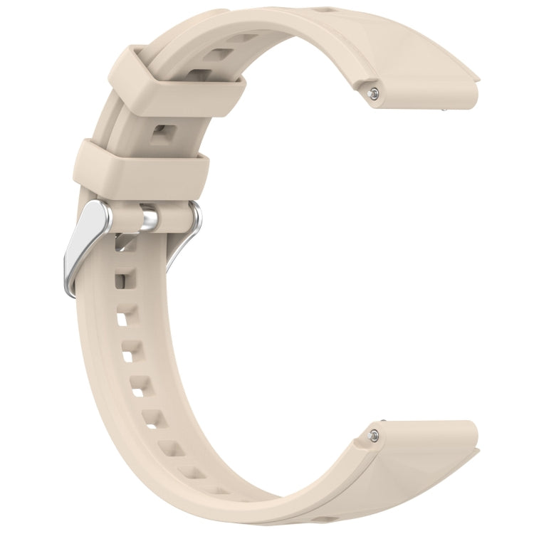 For Huawei Watch GT 5 41mm Quick Release Silicone Watch Band(Ivory White) by bashfashion