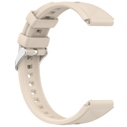For Huawei Watch GT 5 41mm Quick Release Silicone Watch Band(Ivory White) by bashfashion