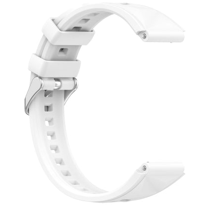 For Huawei Watch GT 5 Pro 42mm Quick Release Silicone Watch Band(White) by bashfashion