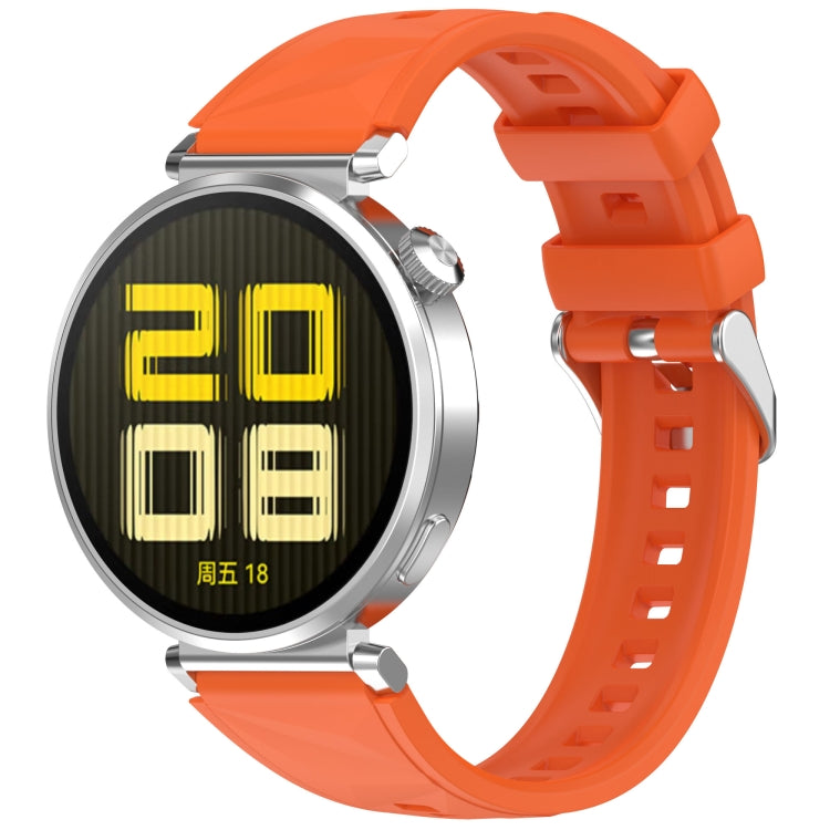 For Huawei Watch GT 5 Pro 42mm Quick Release Silicone Watch Band(Orange) by bashfashion