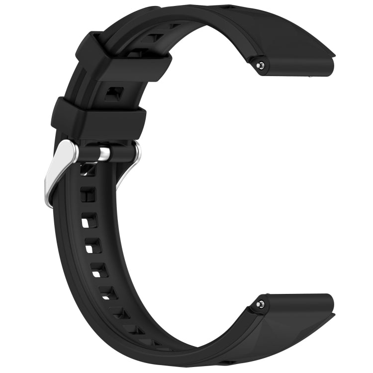 For Huawei Watch GT 5 Pro 42mm Quick Release Silicone Watch Band(Black) by bashfashion