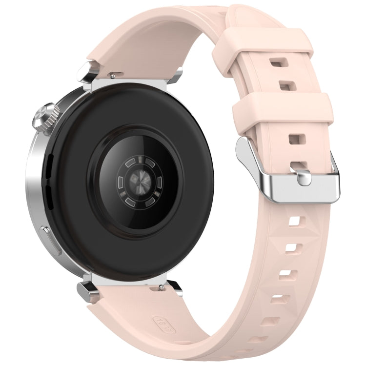 For Huawei Watch GT 5 Pro 42mm Quick Release Silicone Watch Band(Light Pink) by bashfashion