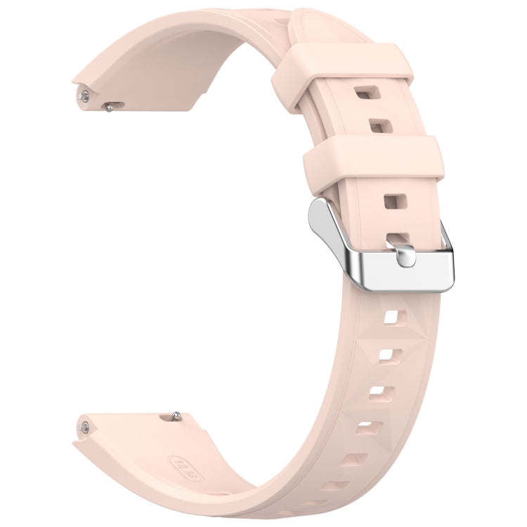 For Huawei Watch GT 5 Pro 42mm Quick Release Silicone Watch Band(Light Pink) by bashfashion