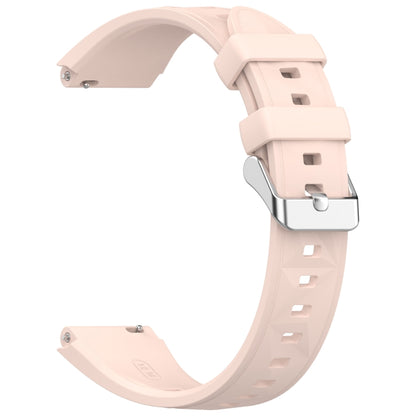 For Huawei Watch GT 5 Pro 42mm Quick Release Silicone Watch Band(Light Pink) by bashfashion