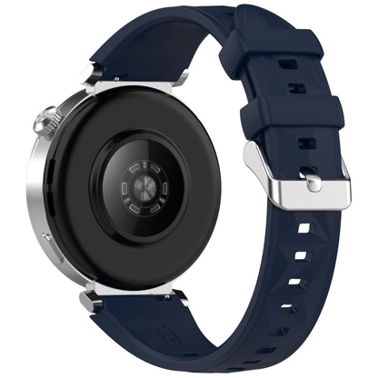 For Huawei Watch GT 5 Pro 42mm Quick Release Silicone Watch Band(Ink Blue) by bashfashion