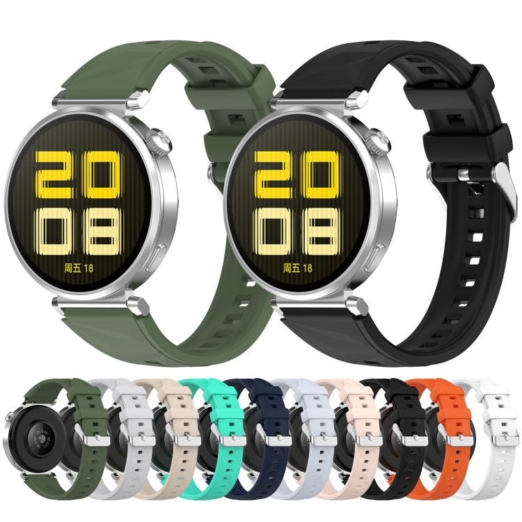 For Huawei Watch GT 5 41mm Quick Release Silicone Watch Band(White) by bashfashion