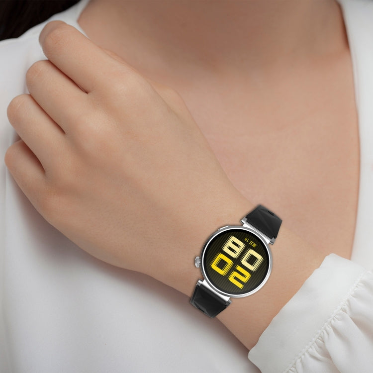 For Huawei Watch GT 5 Pro 42mm Quick Release Silicone Watch Band(White) by bashfashion