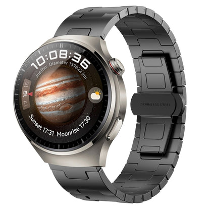 For Huawei Watch 4 Titanium Alloy 22mm Metal Watch Band(Titanium Color) by bashfashion