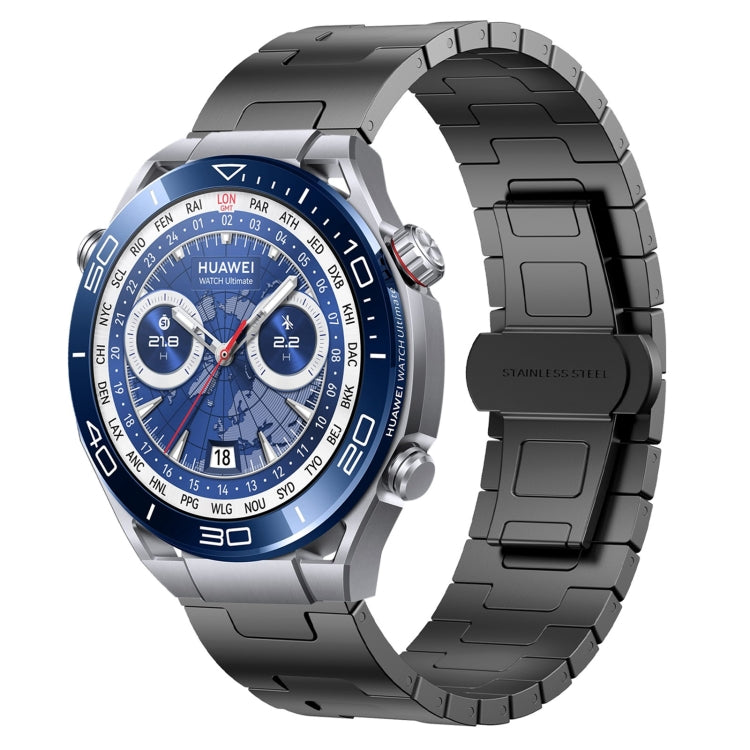 For Huawei Watch Ultimate Titanium Alloy 22mm Metal Watch Band(Titanium Color) by bashfashion