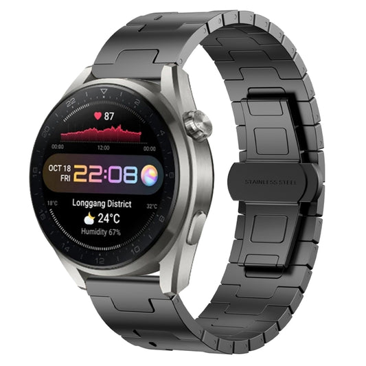 For Huawei Watch3 Pro New Titanium Alloy 22mm Metal Watch Band(Titanium Color) by bashfashion