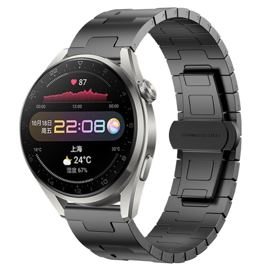 For Huawei Watch3 Pro Titanium Alloy 22mm Metal Watch Band(Titanium Color) by bashfashion