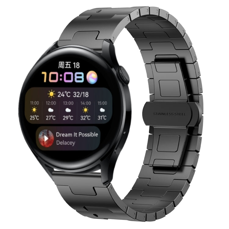 For Huawei Watch 3 Titanium Alloy 22mm Metal Watch Band(Titanium Color) by bashfashion