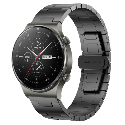 For Huawei Watch GT2 Pro Titanium Alloy 22mm Metal Watch Band(Titanium Color) by bashfashion
