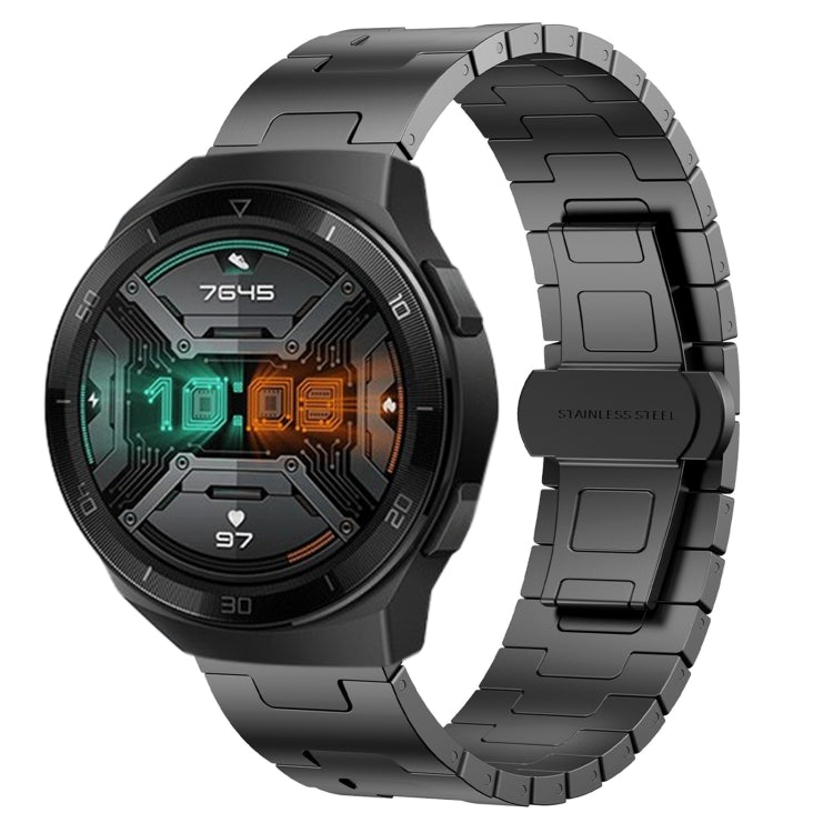For Huawei Watch GT 2e Titanium Alloy 22mm Metal Watch Band(Titanium Color) by bashfashion