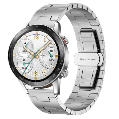 For Honor Watch GS 3i Titanium Alloy 22mm Metal Watch Band(Silver) by bashfashion
