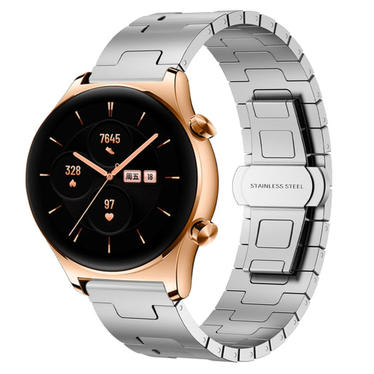 For Honor Watch GS 3 Titanium Alloy 22mm Metal Watch Band(Silver) by bashfashion