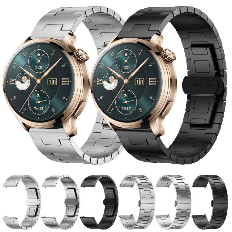 For Honor Magic Watch 2 46mm Titanium Alloy 22mm Metal Watch Band(Silver) by bashfashion