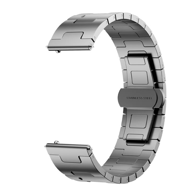 For Redmi Watch 5 Lite Titanium Alloy 22mm Metal Watch Band(Titanium Color) by bashfashion