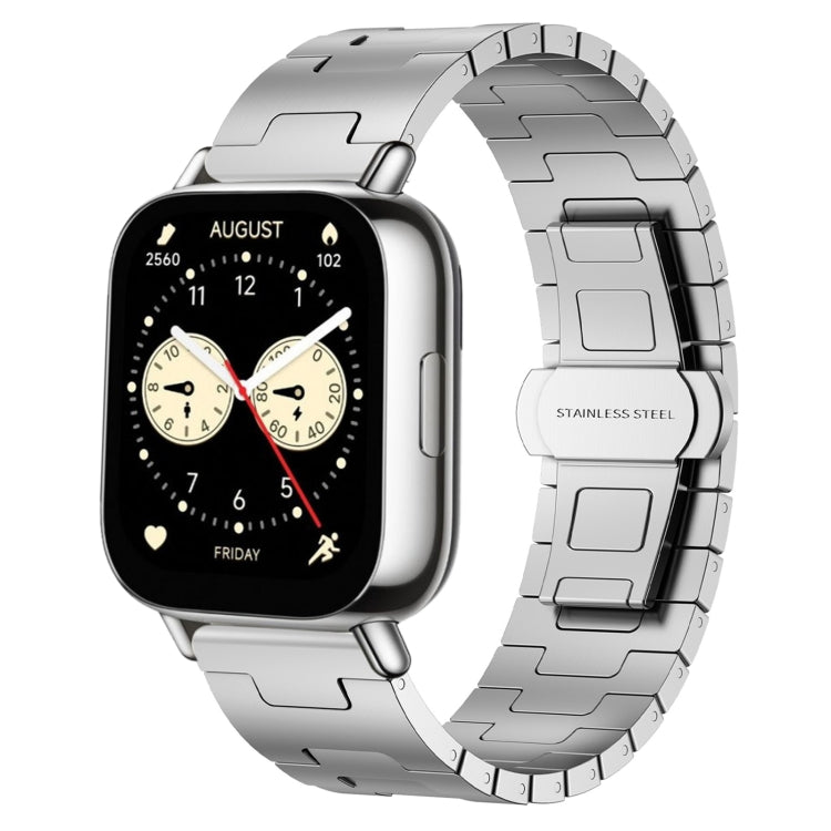 For Redmi Watch 5 Lite Titanium Alloy 22mm Metal Watch Band(Silver) by bashfashion